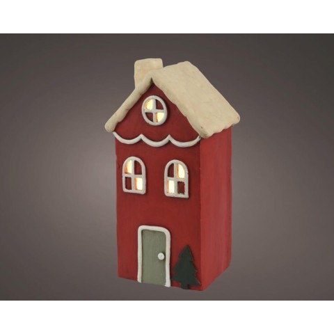 CASETTA RESINA LED ROSSO H.36.5 L.15.5